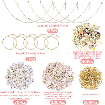DIY Necklaces & Bracelets Making Kit DIY-SP0007-98-1