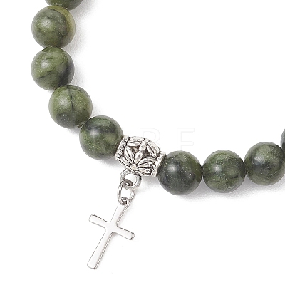 201 Stainless Steel Charm Bracelets BJEW-JB13245-1