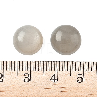 Natural Grey Moonstone Cabochons G-S398-01B-03-1