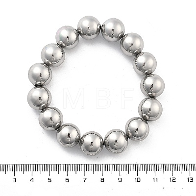 Brass Beaded Sretch Bracelets for Women BJEW-G736-13P-1