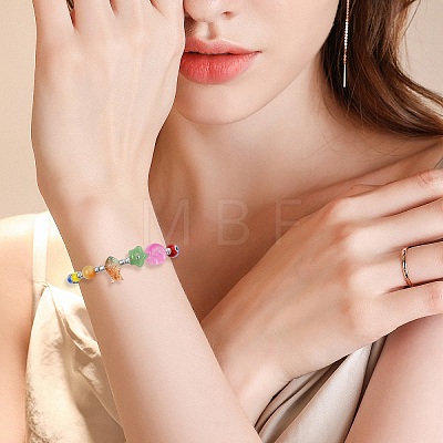 150Pcs 15 Styles Handmade Lampwork Beads Sets LAMP-YW0001-26-1
