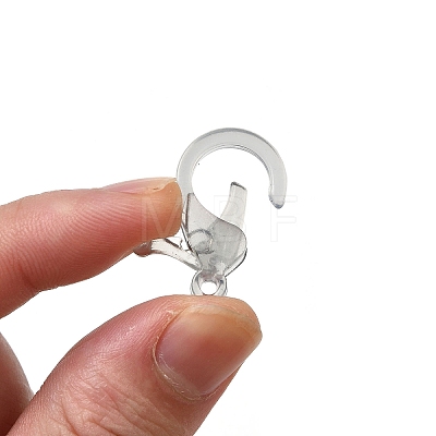Transparent Plastic Lobster CLaw Clasps LS-KY-H005-A04-1