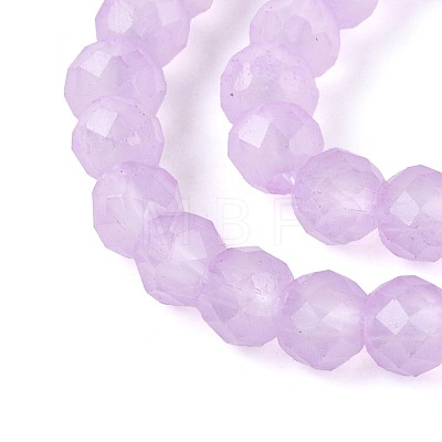 Imitation Jade Glass Beads Strands GLAA-T028-3mm-11D-1