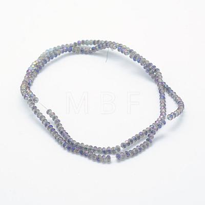 Electroplate Glass Beads Strands EGLA-J144-FR-C01-1