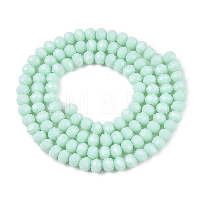 Opaque Solid Color Imitation Jade Glass Beads Strands EGLA-A044-P3mm-D14-1