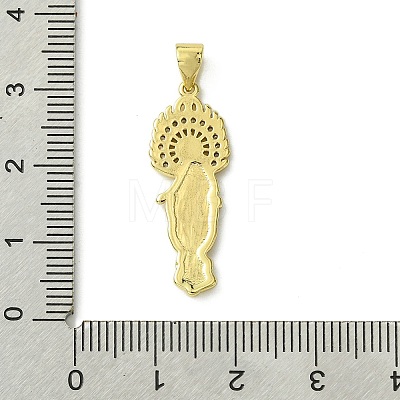 Brass Micro Pave Cubic Zirconia Pendants KK-H472-43G-02-1