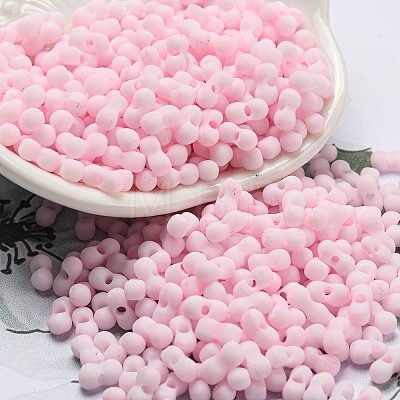 Macaron Color Opaque Frosted Glass Seed Beads SEED-K009-12B-09-1