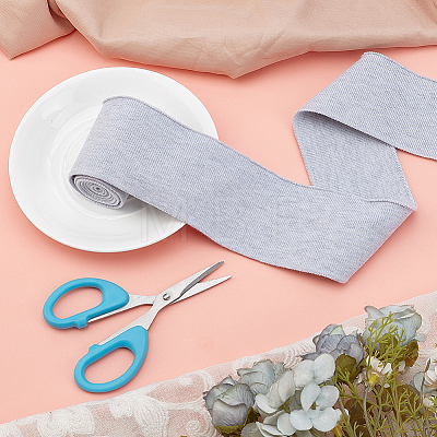 Mercerized Cotton Elastic Ribbon OCOR-WH0008-126A-1