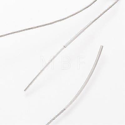 Stainless Steel Wire Necklace Cord DIY Jewelry Making TWIR-R003-23A-1