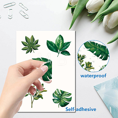 8 Sheets 8 Styles PVC Waterproof Wall Stickers DIY-WH0345-225-1