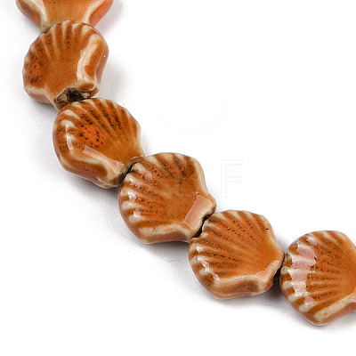 Handmade Porcelain Beads Strands PORC-Q002-01A-10-1