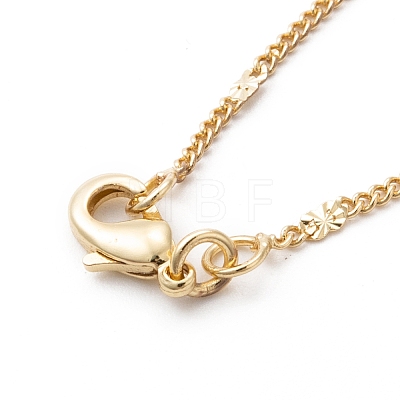 Rack Plating Brass Handmade Necklaces X-CHC-E011-07A-2mm-G-1