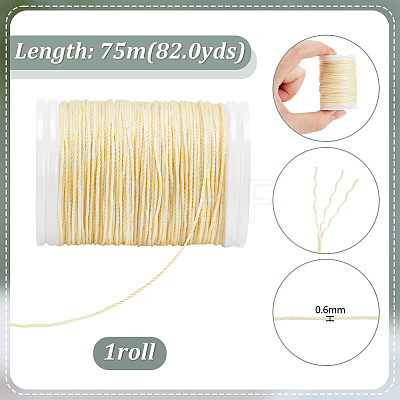 Round Polyester Sewing Threads OCOR-WH0108-39B-1