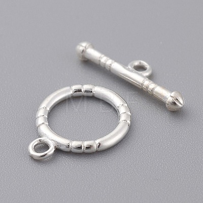 925 Sterling Silver Toggle Clasps STER-A008-21-1