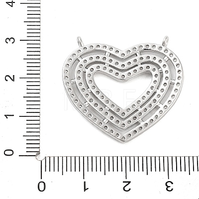 Brass Micro Pave Cubic Zirconia Pendants KK-P280-01P-1