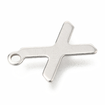 201 Stainless Steel Charms X-STAS-C021-06P-X-1