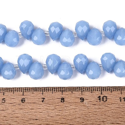 Imitation Jade Glass Beads Strands GLAA-Q116-01A-E02-1