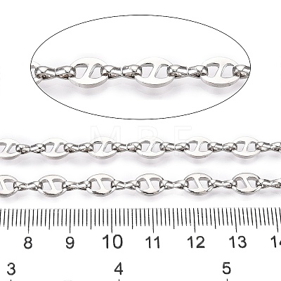 Iron Coffee Bean Link Chains CH-T005-10P-1