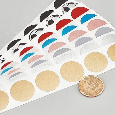 Coated Scratch Off Film Password Sticker DIY-WH0184-42E-1