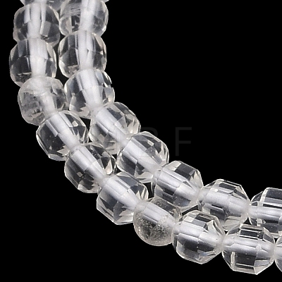 Natural Quartz Crystal Beads Strands G-O201B-103B-1