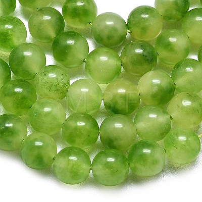 Natural Malaysia Jade Beads Strands G-L645-C01-8mm-31-1