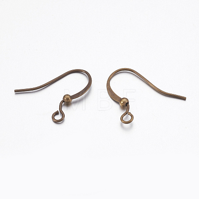 Brass Ear French Earring Hooks LS-KK-K225-11-AB-1