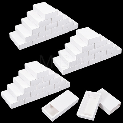 70Pcs Foldable Paper Drawer Boxes CON-WA0001-20-1