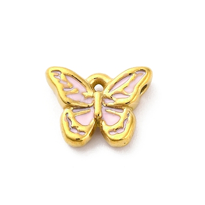 304 Stainless Steel Enamel Pendants STAS-B085-43G-01-1
