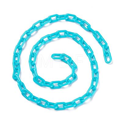 Opaque Acrylic Cable Chains SACR-N010-002C-1