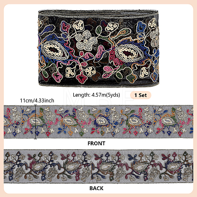 Ethnic Style Polyester Ribbon OCOR-PH0036-72-1