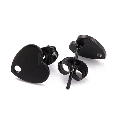 304 Stainless Steel Stud Earring Findings LS-EJEW-O104-13EB-1