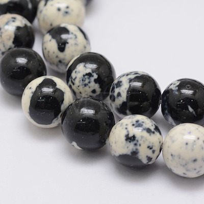 Natural Ocean White Jade Beads Strands X-G-E346-8mm-08-1