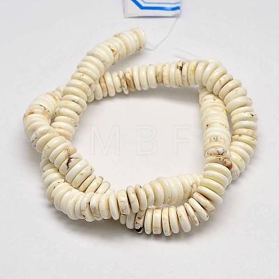 Natural Magnesite Beads Strands X-G-M138-43-1