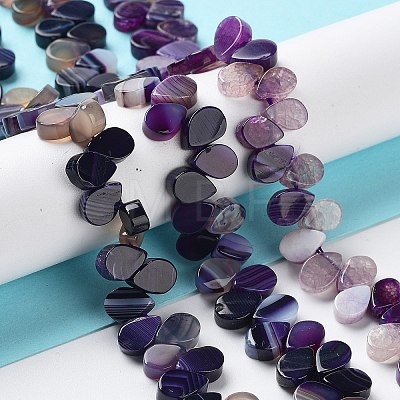 Natural Agate Beads Strands G-G021-04A-03-1