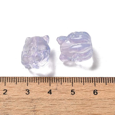 Transparent Glass Beads GLAA-D025-06J-1