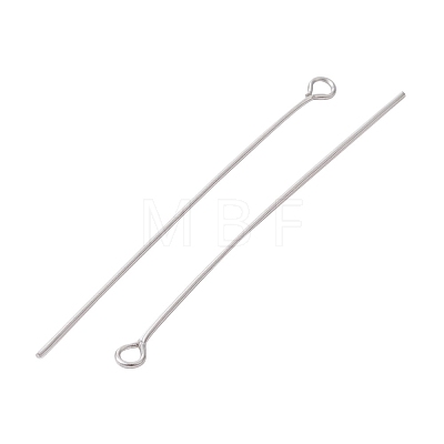 304 Stainless Steel Eye Pins STAS-YW0001-68-1