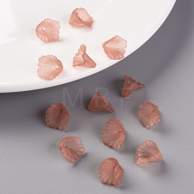 Frosted Acrylic Bead Caps MACR-S371-10A-763-1
