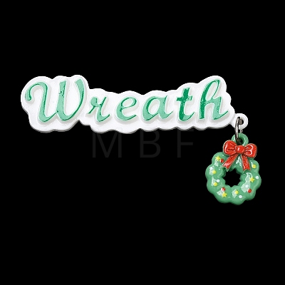 Christmas Theme Opaque Resin Cabochons CRES-D011-01B-1