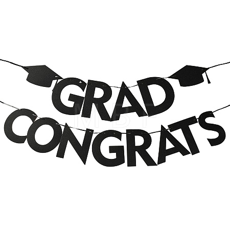 Word Congrats Grad Paper Hanging Banner TH-FZC50F9-01A-1