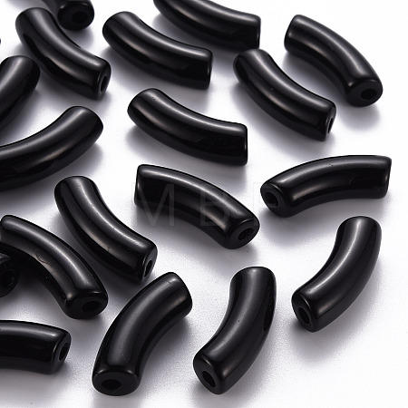 Opaque Acrylic Beads MACR-S372-001B-S002-1