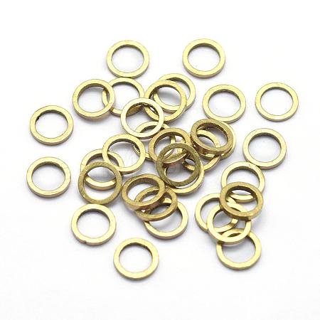 Brass Linking Rings KK-P119-20-6mm-RS-1