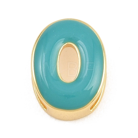 Brass Enamel Beads KK-CBA3FD6-08O-G-1