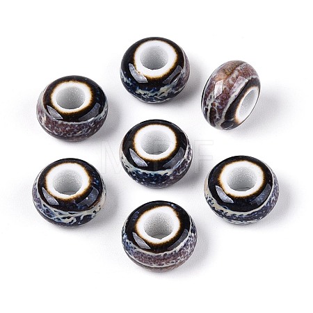 Handmade Porcelain Beads PORC-S498-05O-1