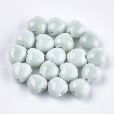 Handmade Porcelain Beads X-PORC-S498-16B-01-1