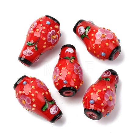 Handmade Lampwork Beads LAMP-F041-01C-1