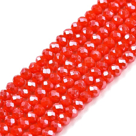 Electroplate Glass Beads Strands EGLA-A044-P2mm-A03-1