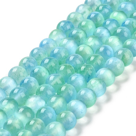 Natural Selenite Beads Strands G-P493-03C-1