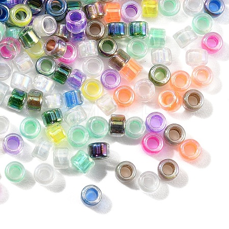 20G 10 Colors Glass Seed Beads SEED-YW0003-09-1