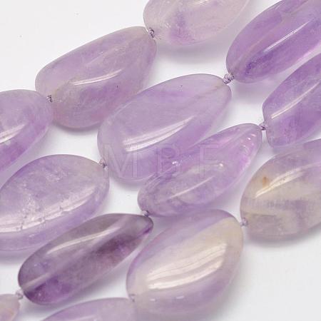 Natural Amethyst Beads Strands G-L464-11-1