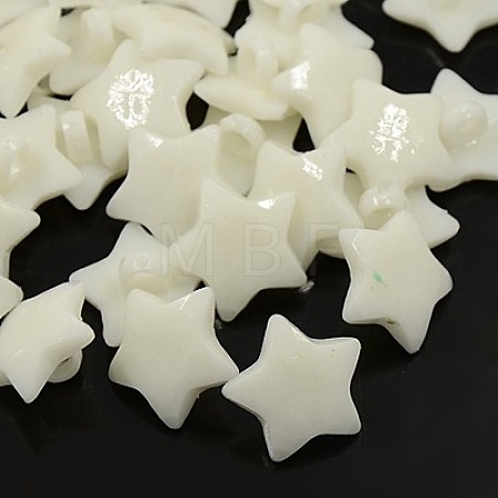 Acrylic Shank Buttons BUTT-E030-B-01-1